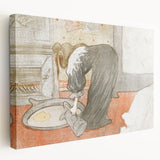 Modern Wall Art – Intimate Scene in Soft Tones