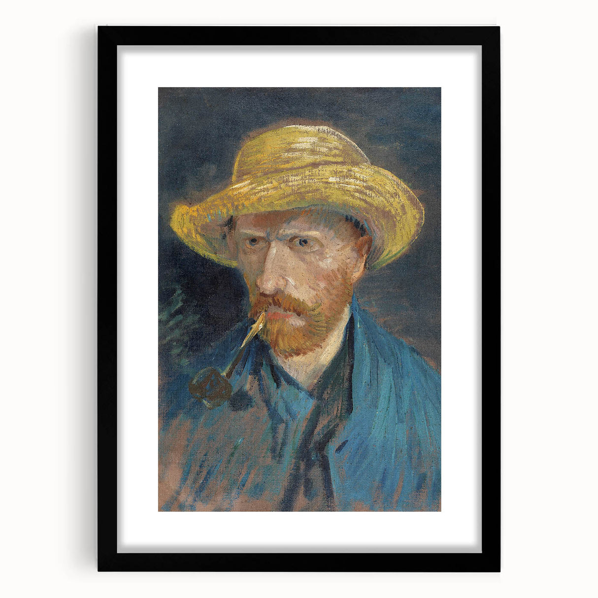 Van Gogh’s 1887 Self-Portrait with Straw Hat: Iconic Impressionism
