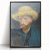 Van Gogh’s 1887 Self-Portrait with Straw Hat: Iconic Impressionism
