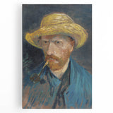Van Gogh’s 1887 Self-Portrait with Straw Hat: Iconic Impressionism