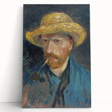 Van Gogh’s 1887 Self-Portrait with Straw Hat: Iconic Impressionism