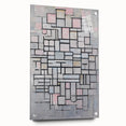 Modern Wall Art: Piet Mondrian's Composition No. IV – Abstract Geometry