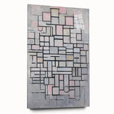 Modern Wall Art: Piet Mondrian's Composition No. IV – Abstract Geometry