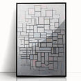 Modern Wall Art: Piet Mondrian's Composition No. IV – Abstract Geometry