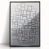 Modern Wall Art: Piet Mondrian's Composition No. IV – Abstract Geometry
