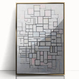 Modern Wall Art: Piet Mondrian's Composition No. IV – Abstract Geometry