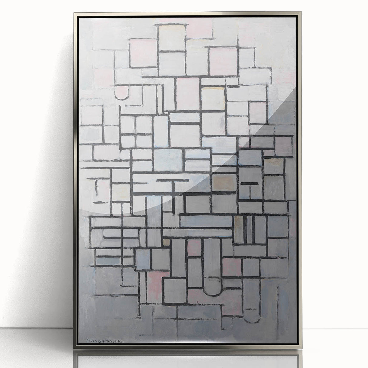 Modern Wall Art: Piet Mondrian's Composition No. IV – Abstract Geometry