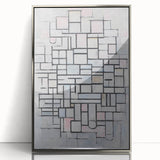 Modern Wall Art: Piet Mondrian's Composition No. IV – Abstract Geometry