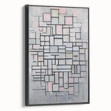 Modern Wall Art: Piet Mondrian's Composition No. IV – Abstract Geometry