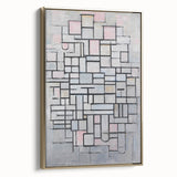 Modern Wall Art: Piet Mondrian's Composition No. IV – Abstract Geometry
