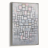 Modern Wall Art: Piet Mondrian's Composition No. IV – Abstract Geometry