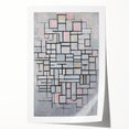 Modern Wall Art: Piet Mondrian's Composition No. IV – Abstract Geometry