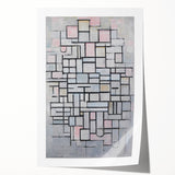 Modern Wall Art: Piet Mondrian's Composition No. IV – Abstract Geometry