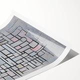 Modern Wall Art: Piet Mondrian's Composition No. IV – Abstract Geometry