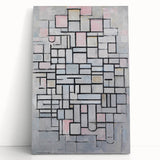 Modern Wall Art: Piet Mondrian's Composition No. IV – Abstract Geometry