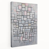 Modern Wall Art: Piet Mondrian's Composition No. IV – Abstract Geometry