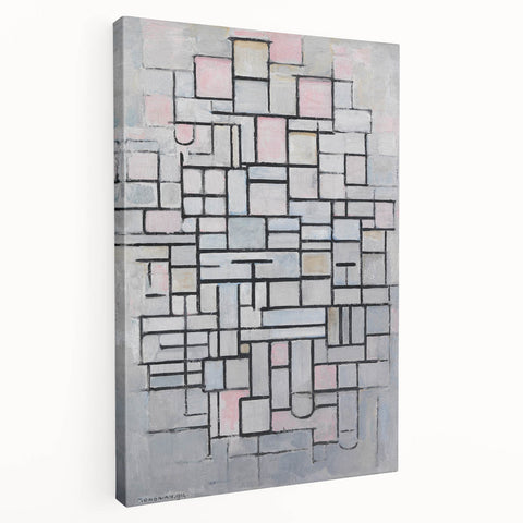Modern Wall Art: Piet Mondrian's Composition No. IV – Abstract Geometry