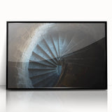 Framed acrylic wall art depicting a scenic landscape with a majestic castle, showcasing vibrant colors and intricate details, perfect for home decor.