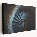 Stretched canvas artwork depicting a stunning landscape with a medieval castle, showcasing vibrant colors and intricate details, perfect for home decor.