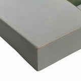 Geometric Abstract Bedroom Wall Art – Dark Gray and Silver