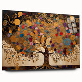 Golden Tree of Life Office Wall Art – Modern Corporate Decor