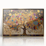 Golden Tree of Life Office Wall Art – Modern Corporate Decor