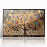 Golden Tree of Life Office Wall Art – Modern Corporate Decor