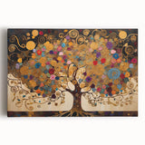 Golden Tree of Life Office Wall Art – Modern Corporate Decor