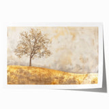 Abstract landscape wall art print showcasing vibrant colors and fluid shapes, rolled and ready for framing. Ideal for modern decor, enhancing any space with artistic flair.