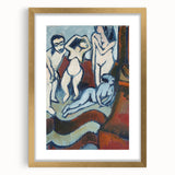 Expressionist Art: Four Wooden Sculptures Canvas Print by Kirchner