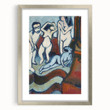 Expressionist Art: Four Wooden Sculptures Canvas Print by Kirchner
