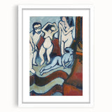 Expressionist Art: Four Wooden Sculptures Canvas Print by Kirchner