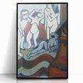 Expressionist Art: Four Wooden Sculptures Canvas Print by Kirchner