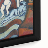 Expressionist Art: Four Wooden Sculptures Canvas Print by Kirchner