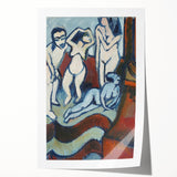 Expressionist Art: Four Wooden Sculptures Canvas Print by Kirchner