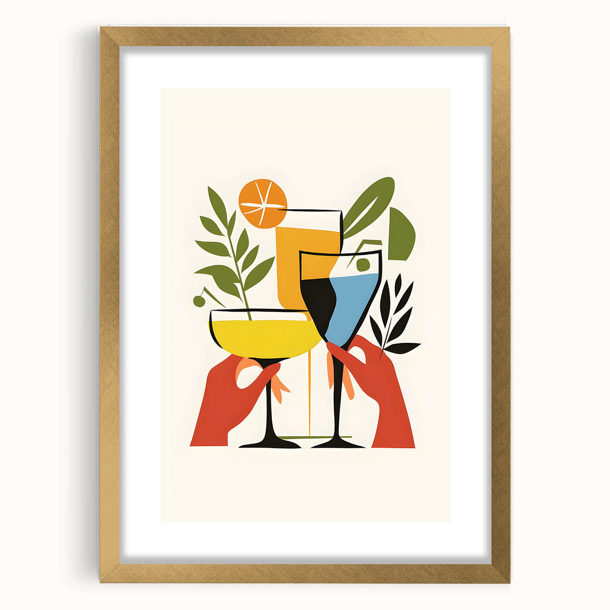 Extra large abstract art print featuring textured swirls in earthy tones, framed in gold, ideal for living room decor.