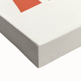 Black and white landscape art painting on stretched canvas, depicting a serene mountain scene, ideal for bedroom wall decor.