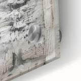 Textured Christmas Tree Art Print - Unique Holiday Wall Decor Accent