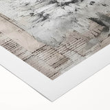 Textured Christmas Tree Art Print - Unique Holiday Wall Decor Accent