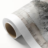 Textured Christmas Tree Art Print - Unique Holiday Wall Decor Accent