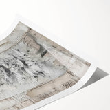 Textured Christmas Tree Art Print - Unique Holiday Wall Decor Accent