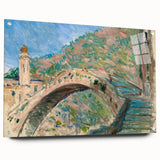 Impressionist Italian Landscape - Monet's Bridge at Dolceacqua Print