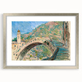 Impressionist Italian Landscape - Monet's Bridge at Dolceacqua Print