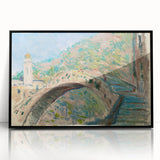 Impressionist Italian Landscape - Monet's Bridge at Dolceacqua Print