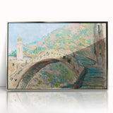 Impressionist Italian Landscape - Monet's Bridge at Dolceacqua Print