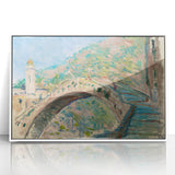 Impressionist Italian Landscape - Monet's Bridge at Dolceacqua Print
