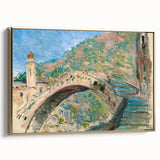 Impressionist Italian Landscape - Monet's Bridge at Dolceacqua Print