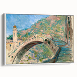 Impressionist Italian Landscape - Monet's Bridge at Dolceacqua Print