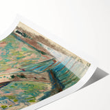 Impressionist Italian Landscape - Monet's Bridge at Dolceacqua Print