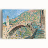 Impressionist Italian Landscape - Monet's Bridge at Dolceacqua Print